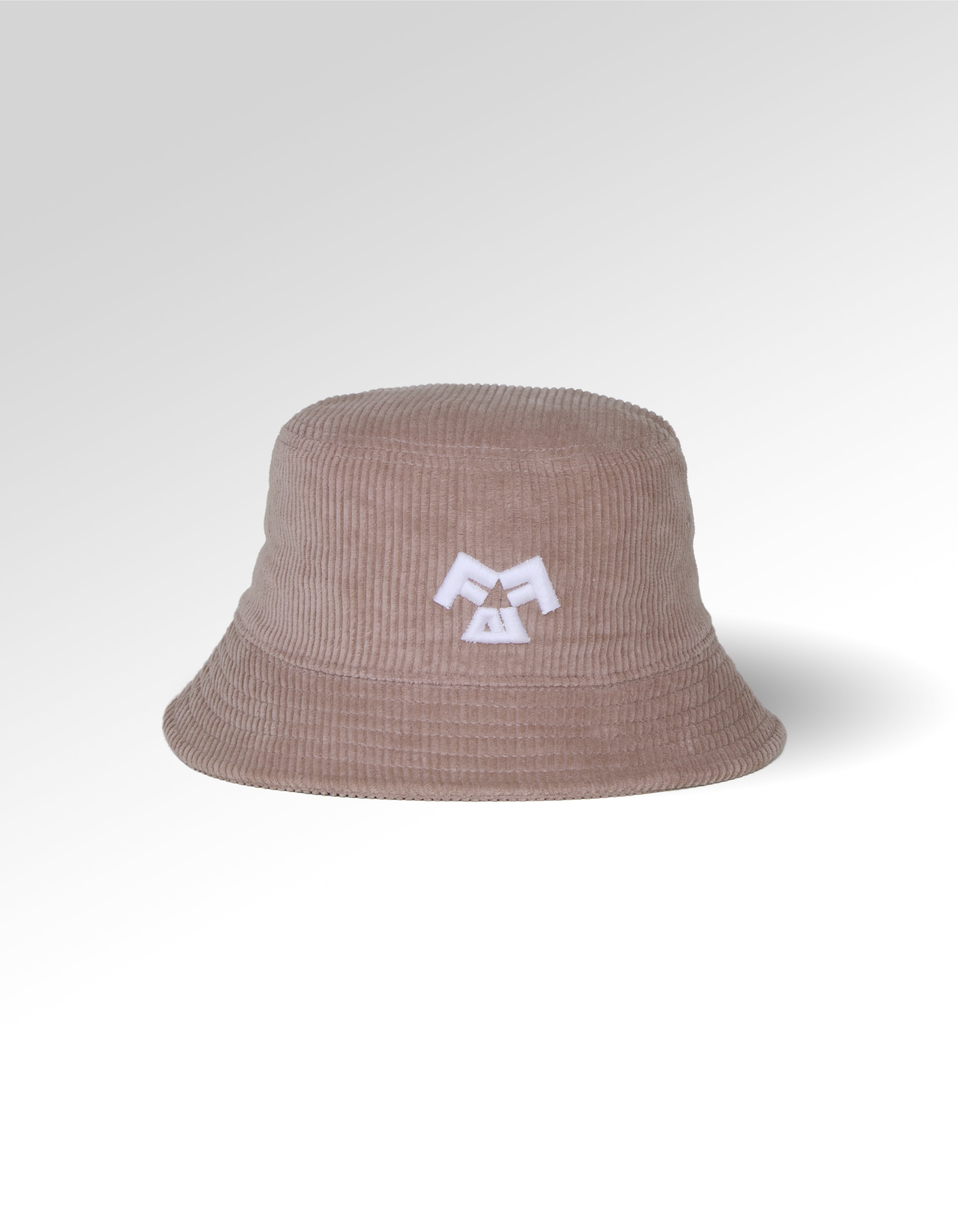 Hazy Pink FAIF Logo Corduroy Bucket Hat
