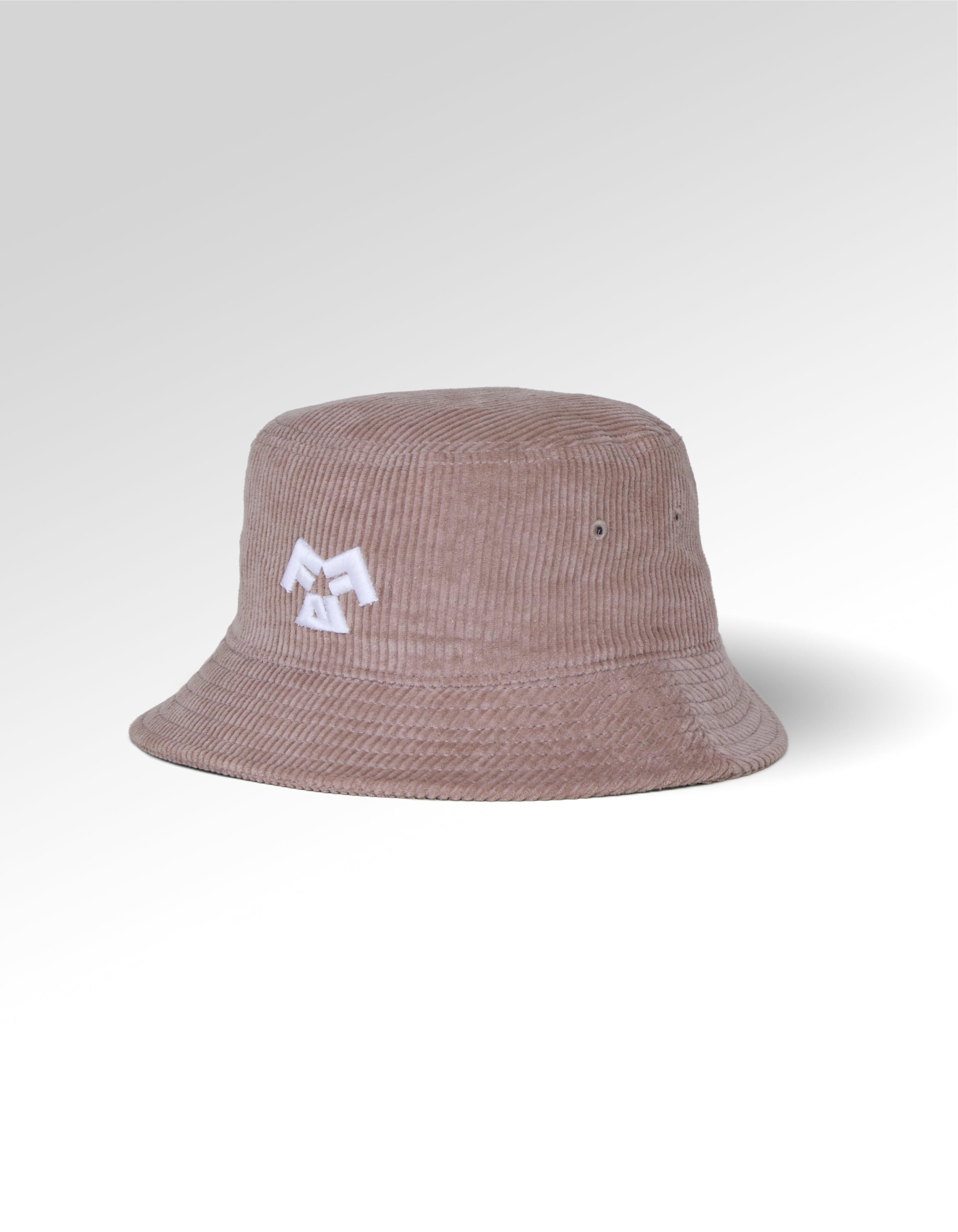 Hazy Pink FAIF Logo Corduroy Bucket Hat