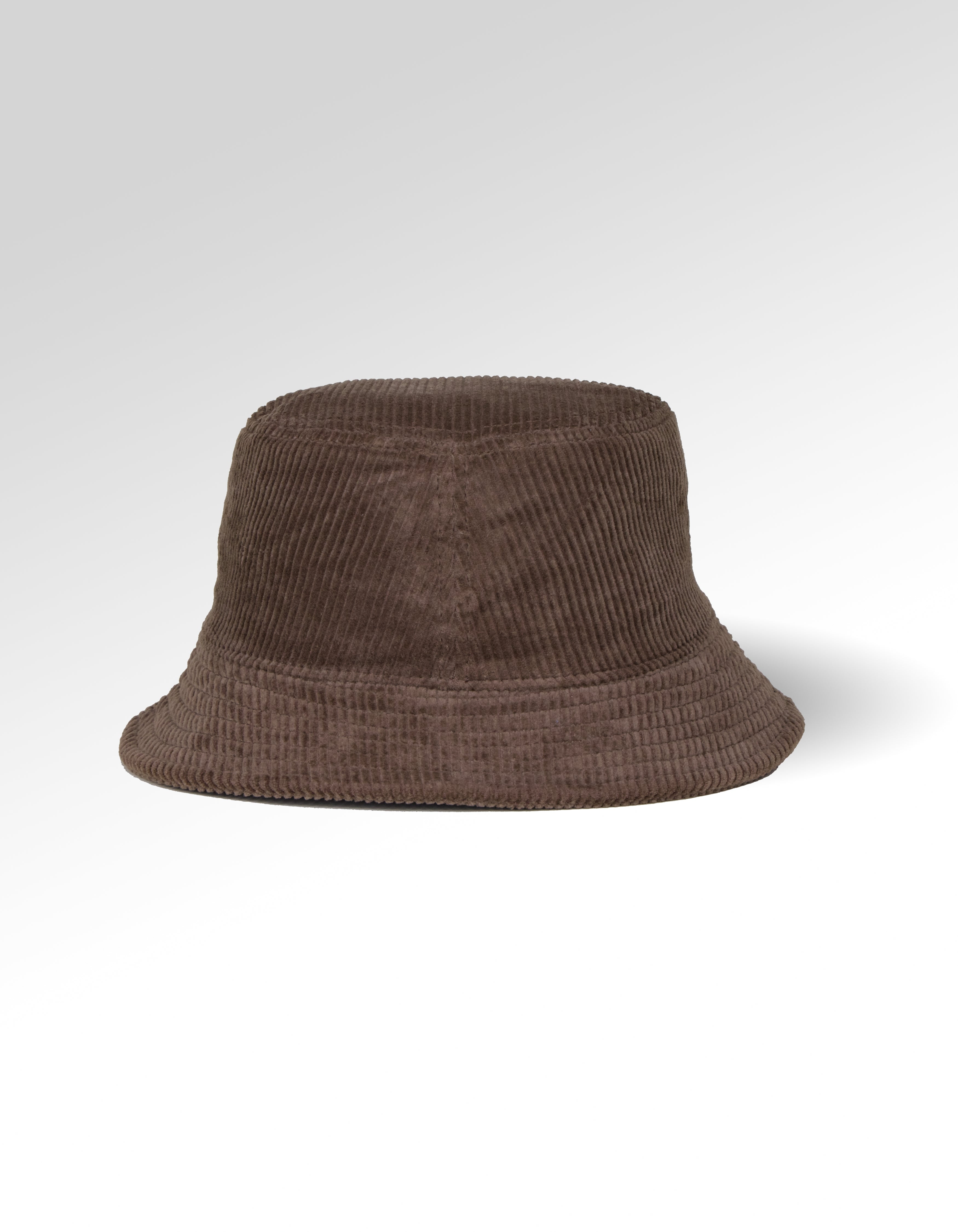 Walnut FAIF Logo Corduroy Bucket Hat