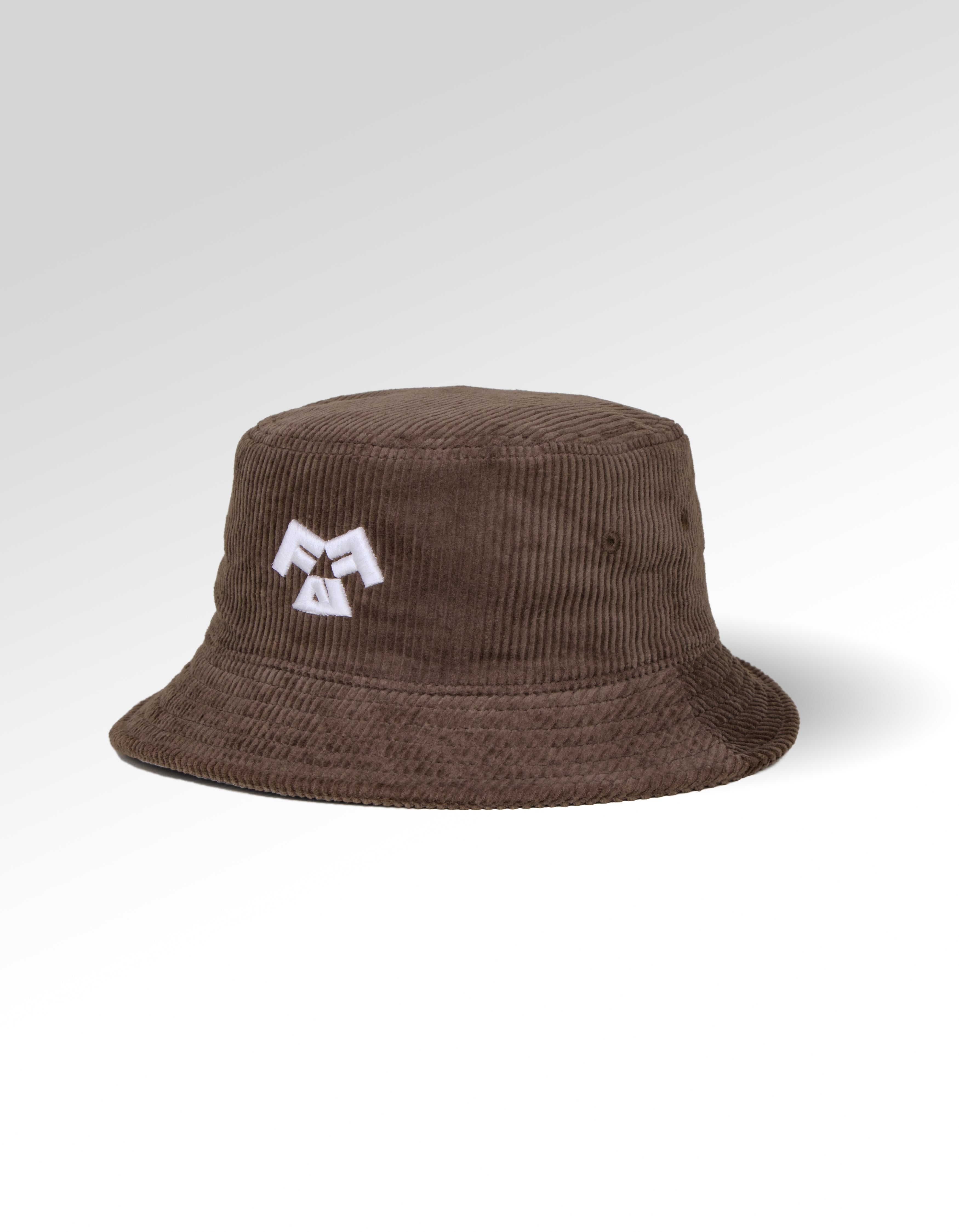 Walnut FAIF Logo Corduroy Bucket Hat