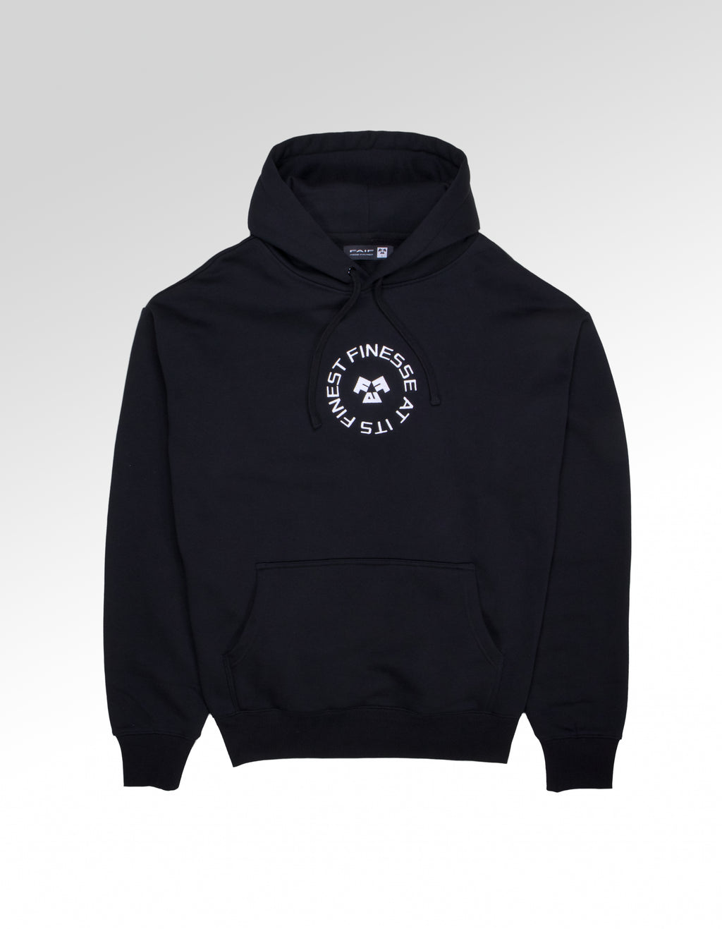 Black FAIF Circle Hoodie