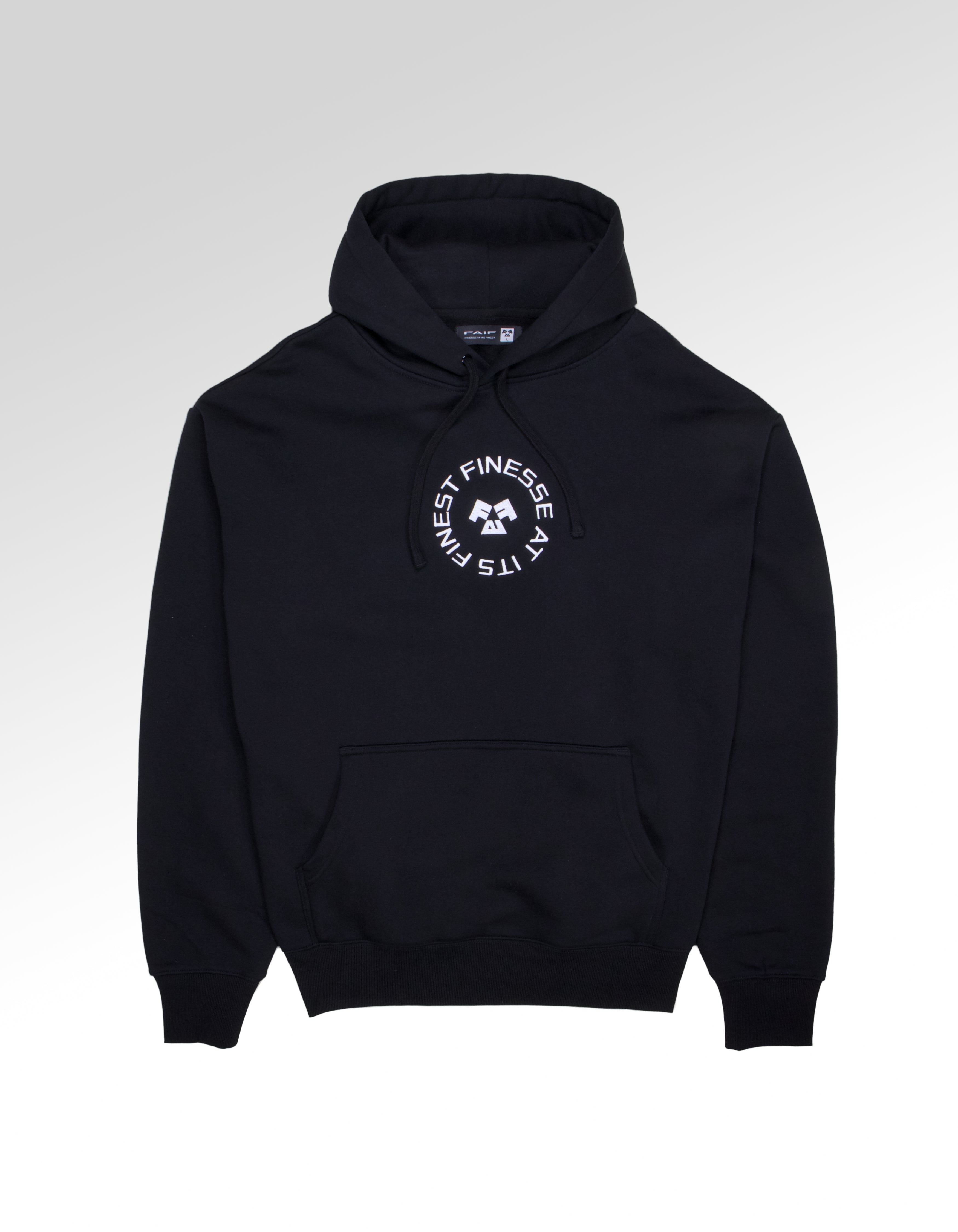 Black FAIF Circle Hoodie