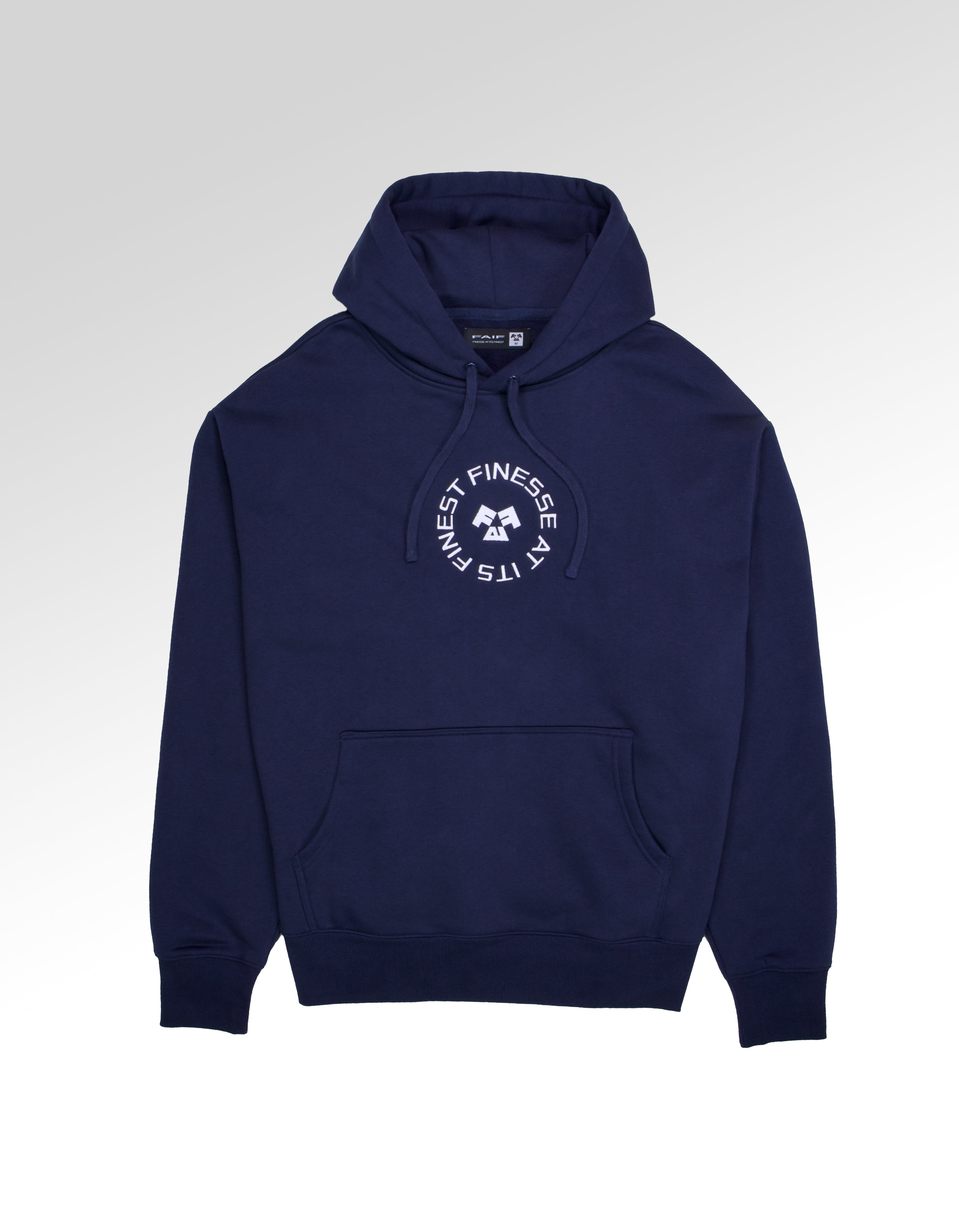 Midnight Blue FAIF Circle Hoodie