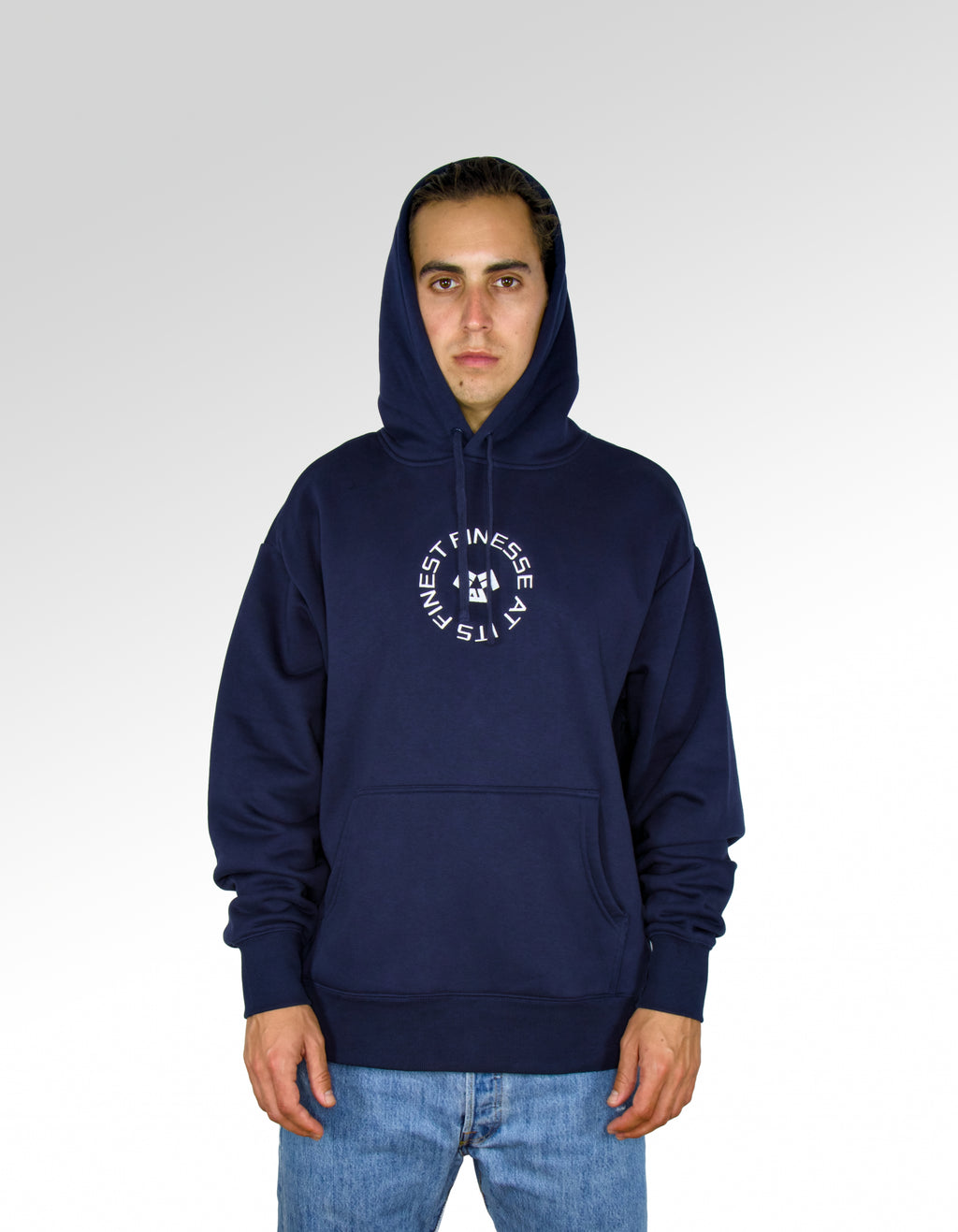 Midnight Blue FAIF Circle Hoodie