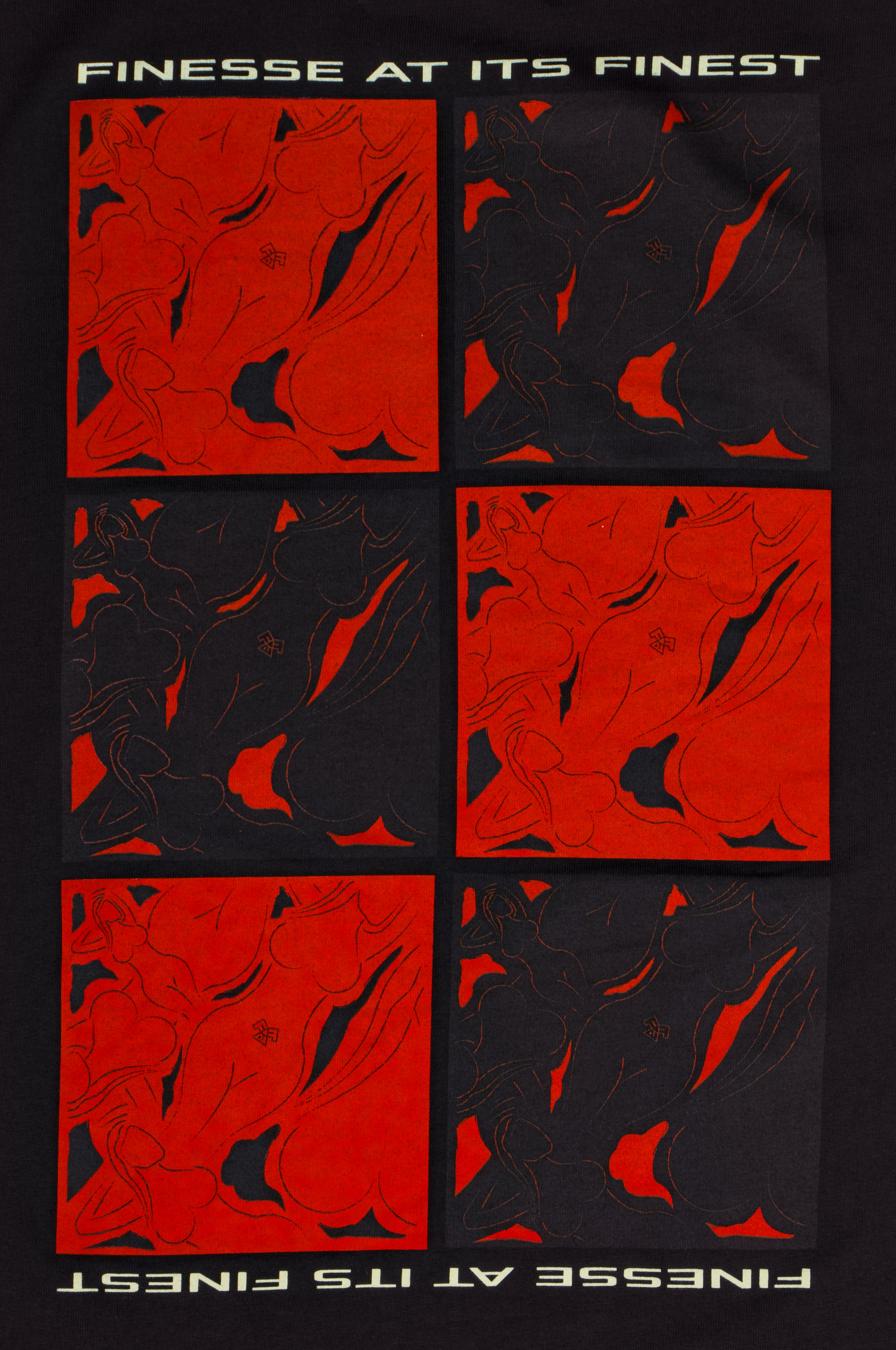 Black Nude Tile 6 T-Shirt