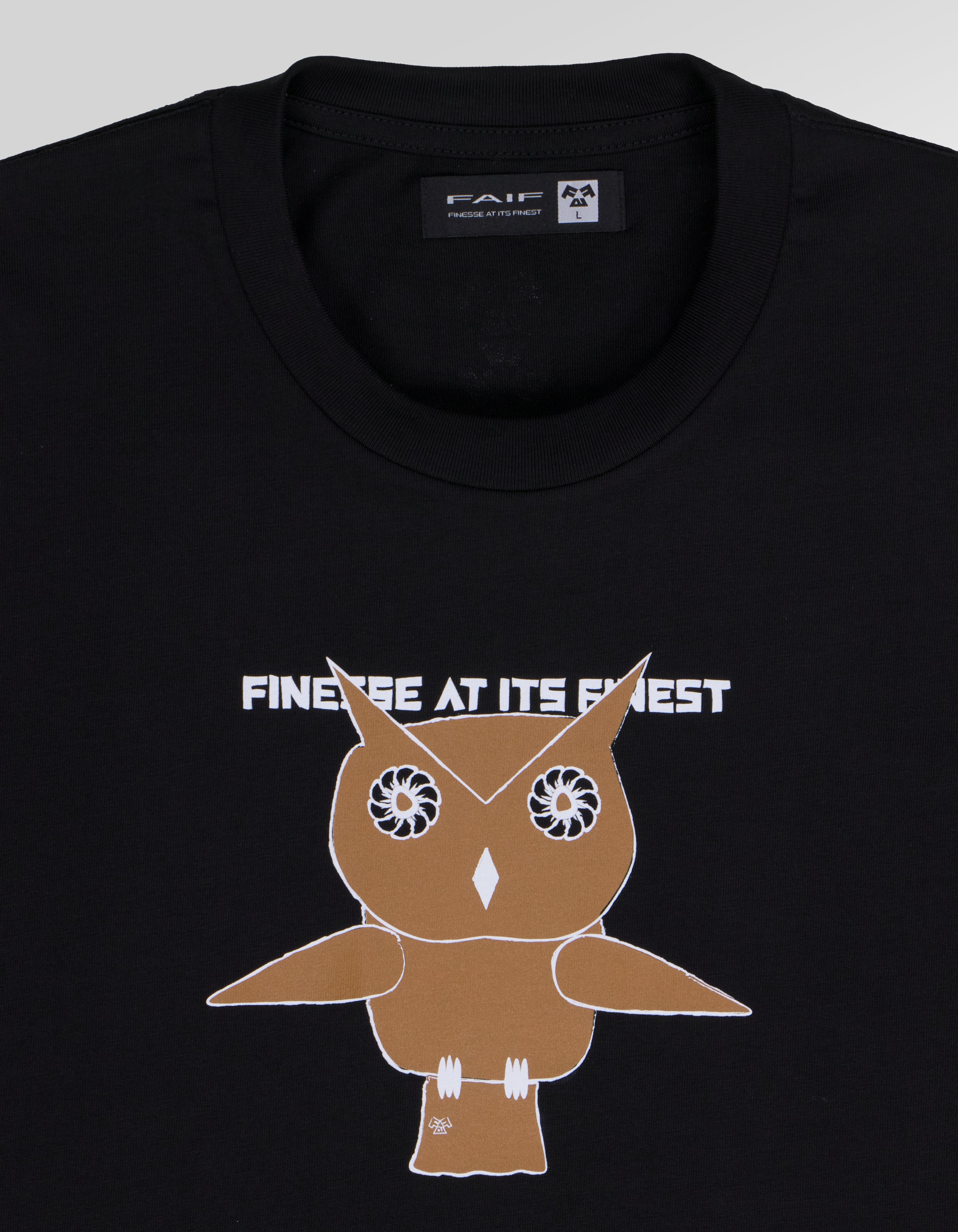 Black OWL T-Shirt